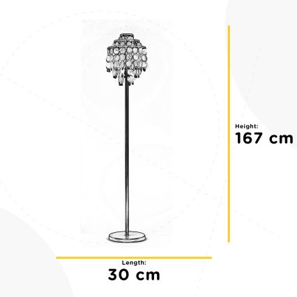 ONLI - Stojací lampa RUBEN 2xE27/22W/230V