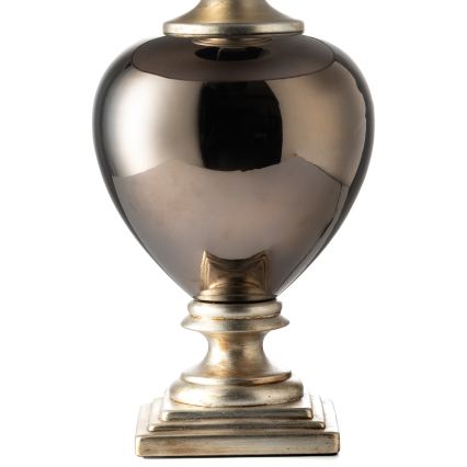 ONLI - Stolní lampa AMADEUS 1xE27/15W/230V šedá