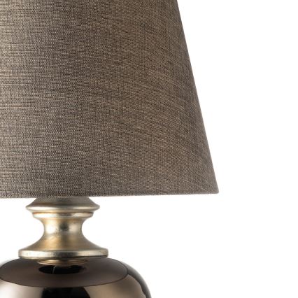 ONLI - Stolní lampa AMADEUS 1xE27/15W/230V šedá