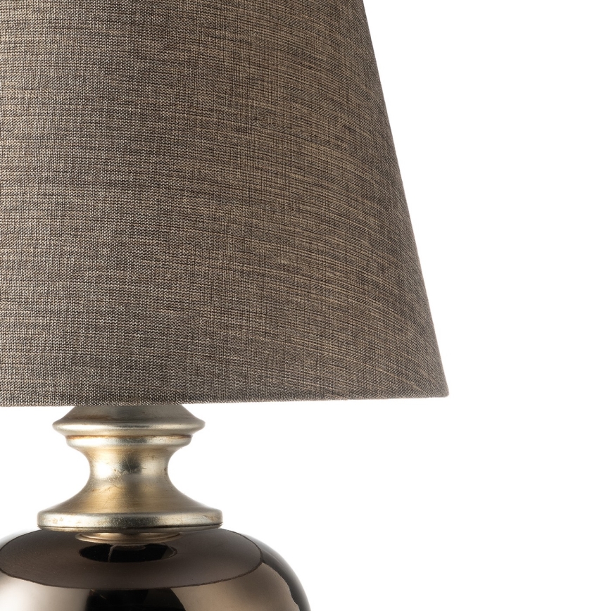 ONLI - Stolní lampa AMADEUS 1xE27/15W/230V šedá