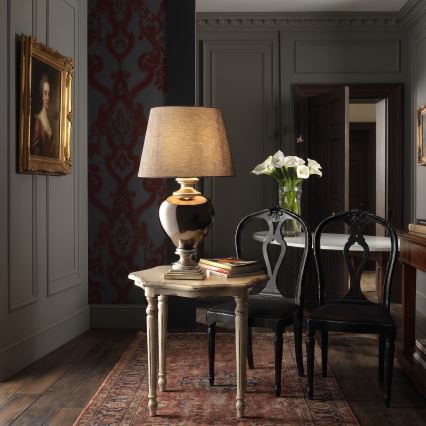 ONLI - Stolní lampa AMADEUS 1xE27/15W/230V šedá
