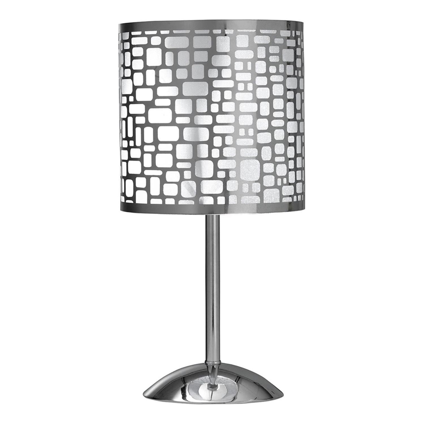 ONLI - Stolní lampa BRUCE 1xE27/15W/230V 40 cm matný chrom