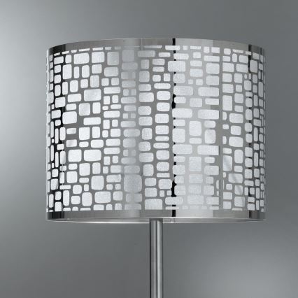 ONLI - Stolní lampa BRUCE 1xE27/15W/230V 53 cm matný chrom