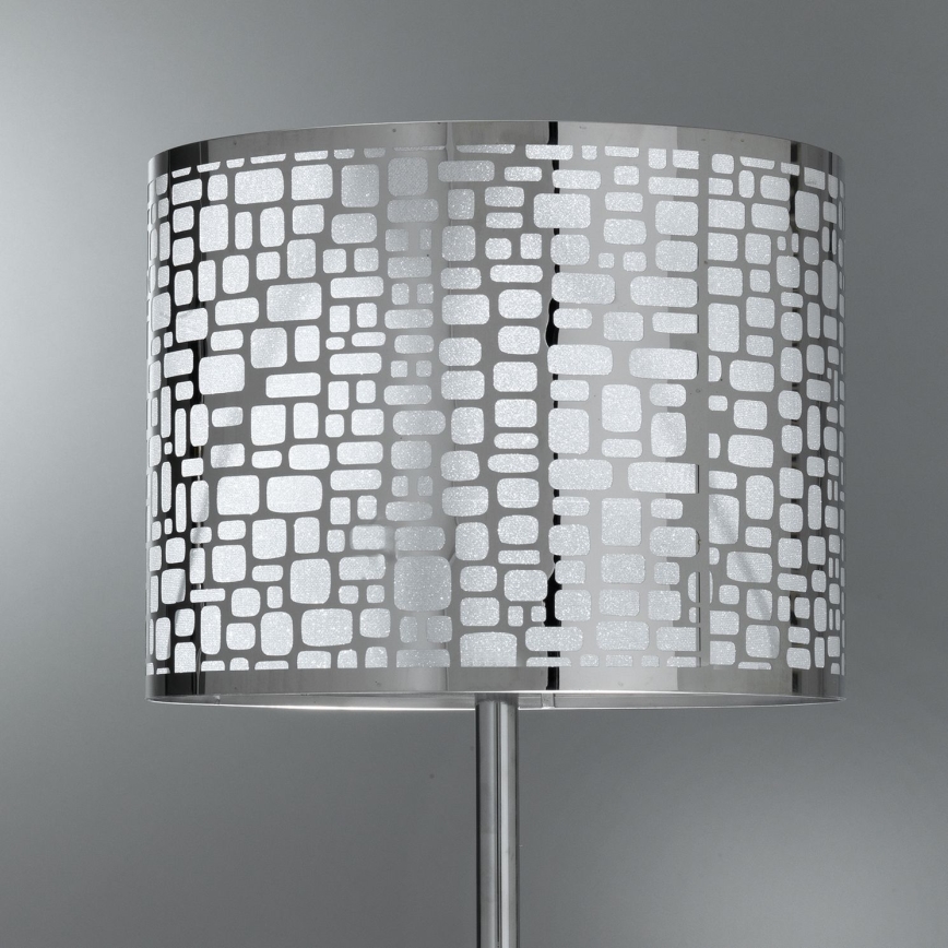 ONLI - Stolní lampa BRUCE 1xE27/15W/230V 53 cm matný chrom
