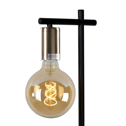 ONLI - Stolní lampa CROSS 1xE27/22W/230V černá/mosaz