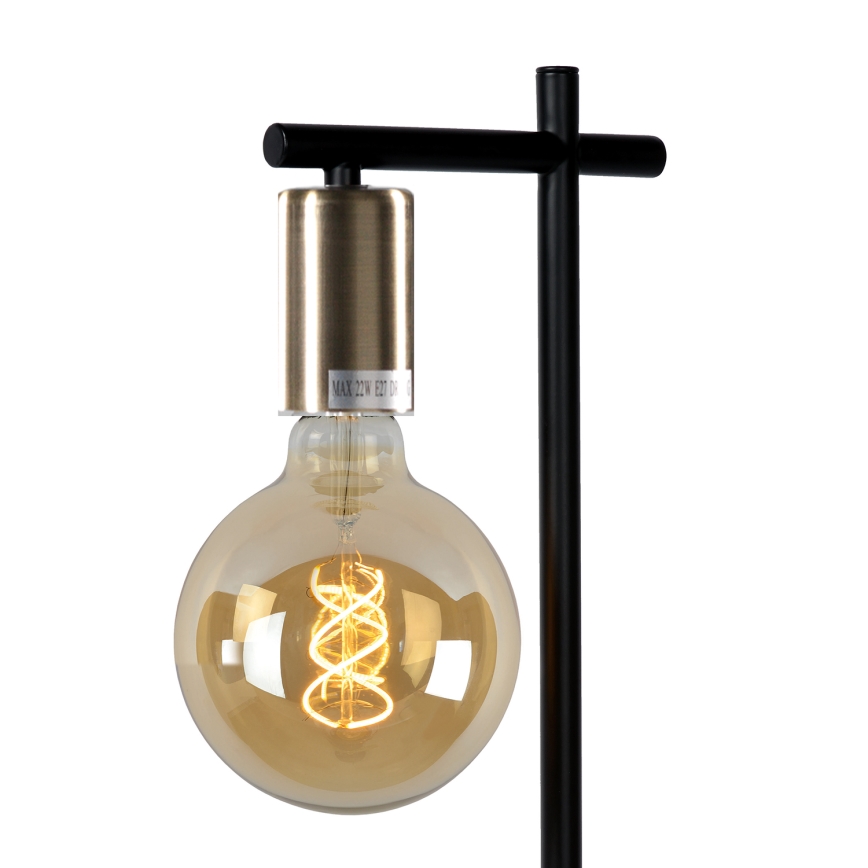 ONLI - Stolní lampa CROSS 1xE27/22W/230V černá/mosaz