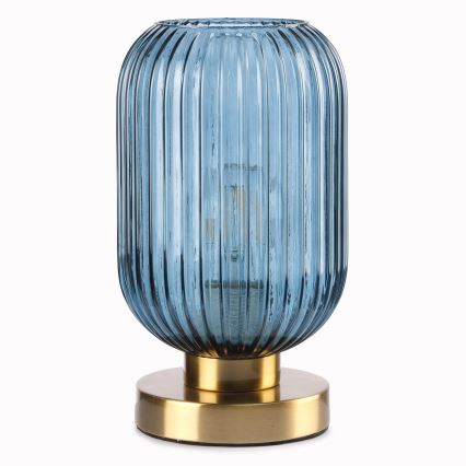 ONLI - Stolní lampa DOROTY 1xE27/22W/230V modrá/zlatá