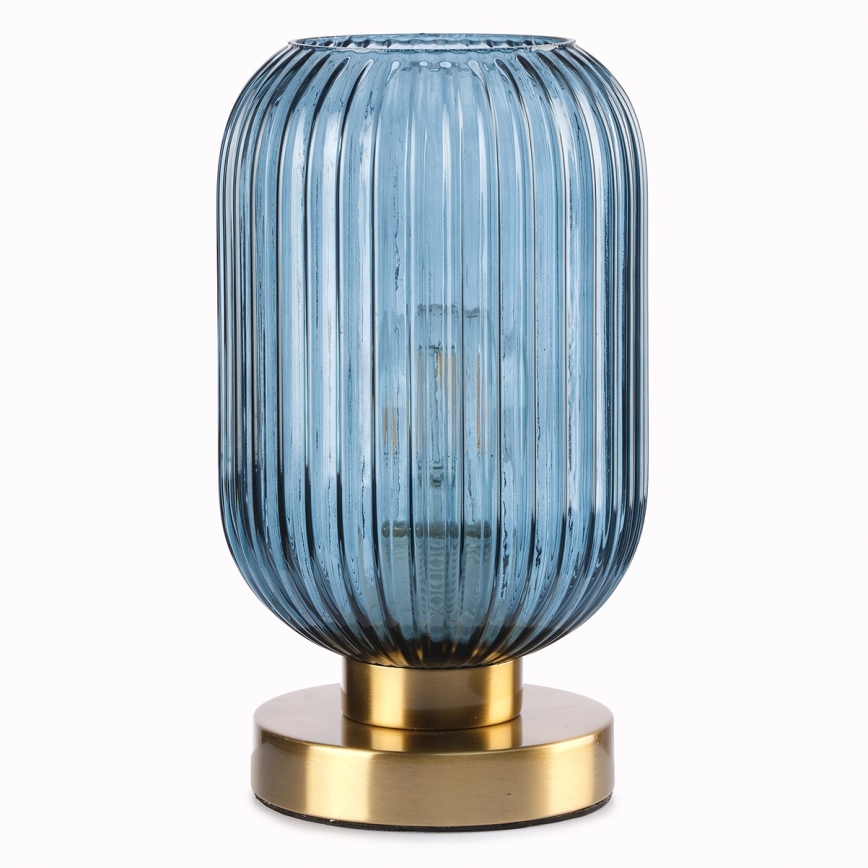 ONLI - Stolní lampa DOROTY 1xE27/22W/230V modrá/zlatá