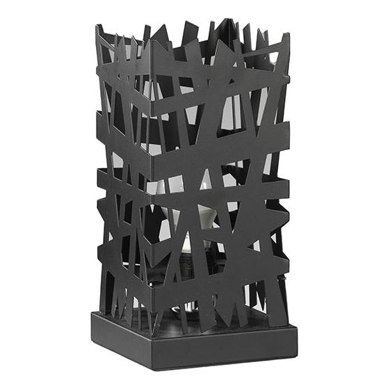 ONLI - Stolní lampa FORESTA 1xE27/15W/230V 29 cm černá