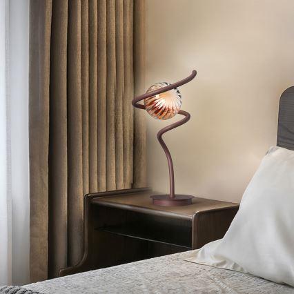 ONLI - Stolní lampa FRIDA 1xG9/10W/230V 42 cm měděná