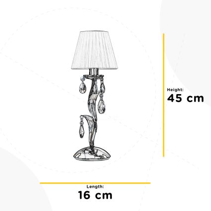 ONLI - Stolní lampa JACQUELINE 1xE14/6W/230V