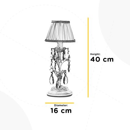 ONLI - Stolní lampa KAREN 1xE14/6W/230V zlatá