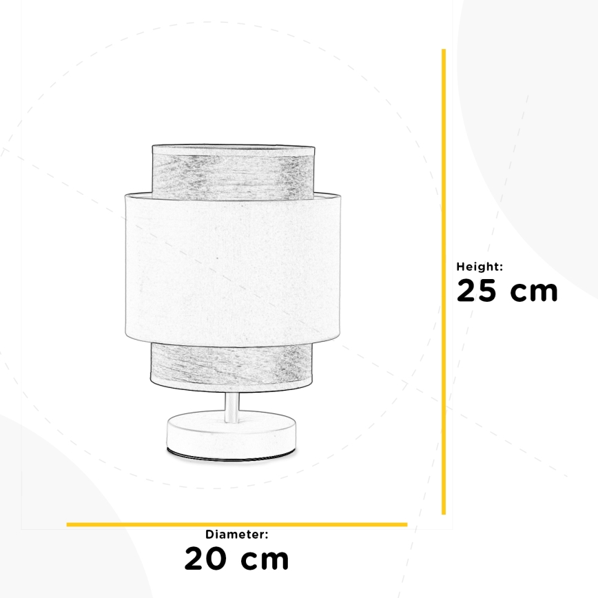 ONLI - Stolní lampa LICIA 1xE27/22W/230V
