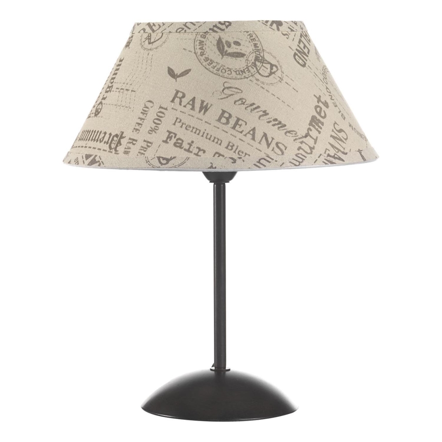 ONLI - Stolní lampa MAIDA 1xE27/15W/230V 40 cm hnědá