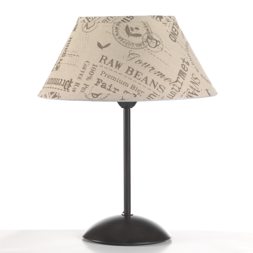 ONLI - Stolní lampa MAIDA 1xE27/15W/230V 40 cm hnědá