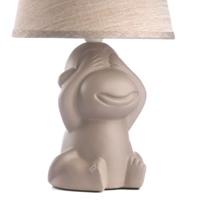 ONLI - Stolní lampa MONKEY 1xE14/6W/230V hnědá