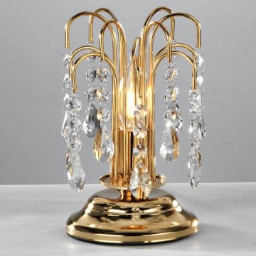 ONLI - Stolní lampa PIOGGIA 1xE14/6W/230V zlatá