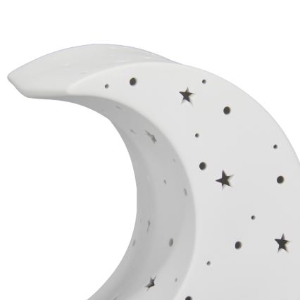 ONLI - Stolní lampa PORCELLANA 1xE14/6W/230V 21 cm měsíc