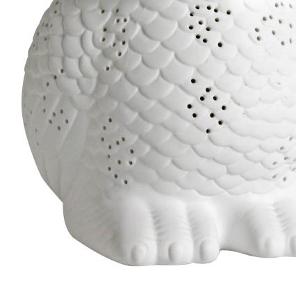 ONLI - Stolní lampa PORCELLANA 1xE14/6W/230V 25 cm sova