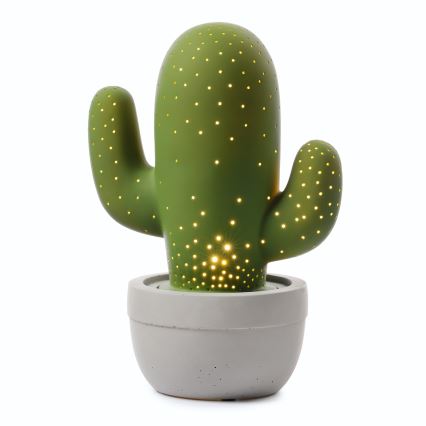 ONLI - Stolní lampa PORCELLANA 1xE14/6W/230V 27 cm kaktus