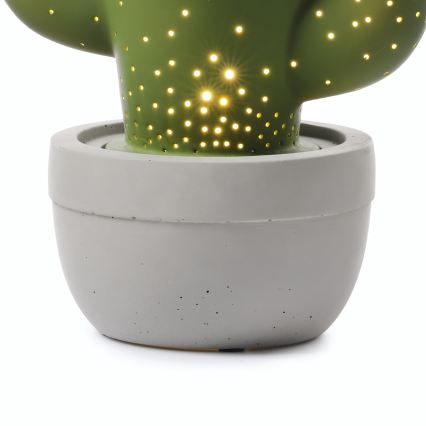 ONLI - Stolní lampa PORCELLANA 1xE14/6W/230V 27 cm kaktus