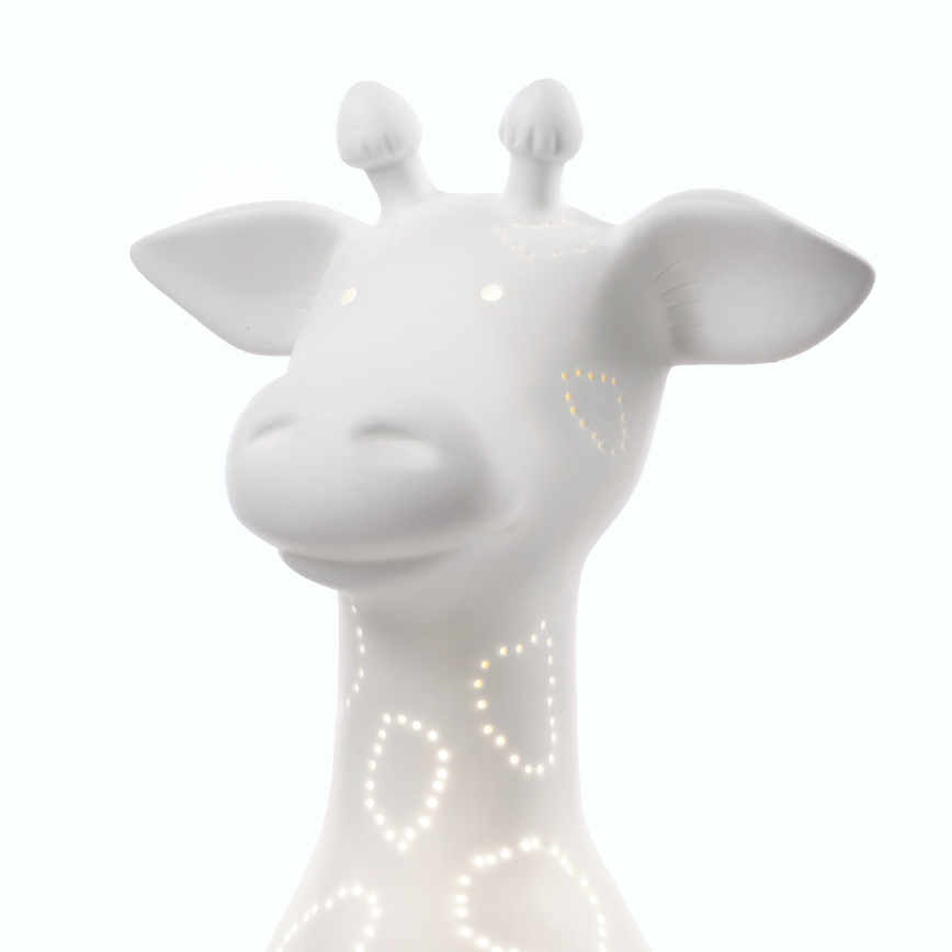 ONLI - Stolní lampa PORCELLANA 1xE14/6W/230V 30 cm žirafa