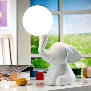ONLI - Stolní lampa PORCELLANA 1xG9/6W/230V 31 cm slon