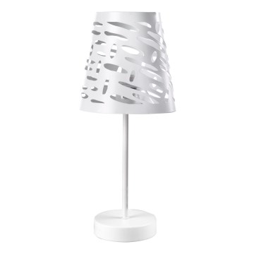 ONLI - Stolní lampa RICKY 1xE14/10W/230V 28 cm bílá