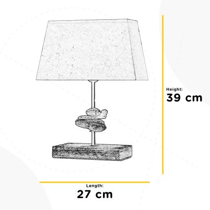 ONLI - Stolní lampa SEREGON 1xE27/22W/230V