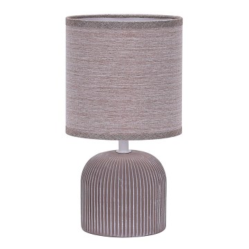 ONLI - Stolní lampa SHELLY 1xE27/22W/230V hnědá 28 cm