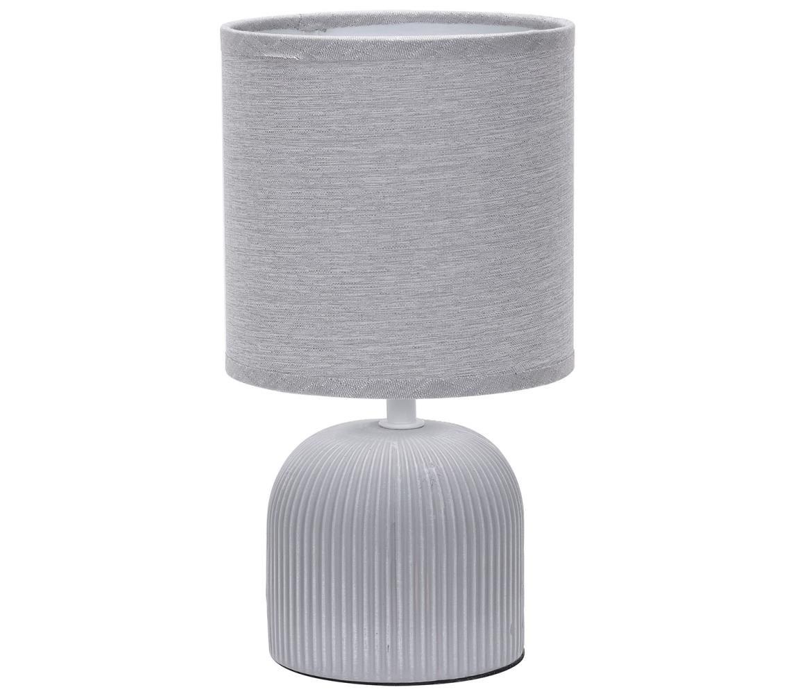 ONLI ONLI - Stolní lampa SHELLY 1xE27/22W/230V šedá 28 cm OL0215