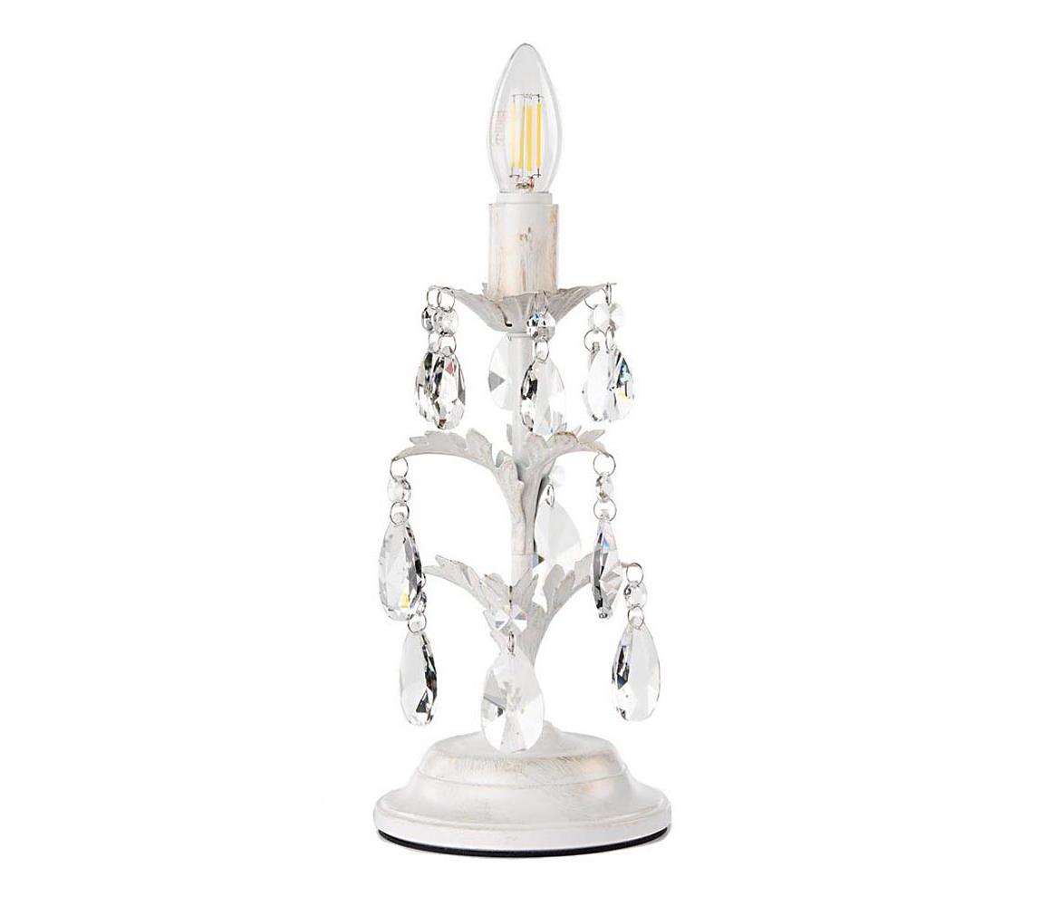 ONLI ONLI - Stolní lampa TERESA 1xE14/6W/230V bílá 