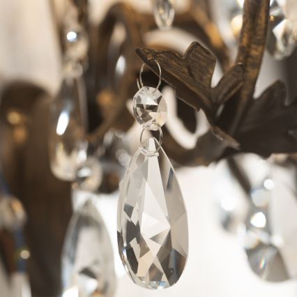 ONLI - Stolní lampa TERESA 1xE14/6W/230V bronzová