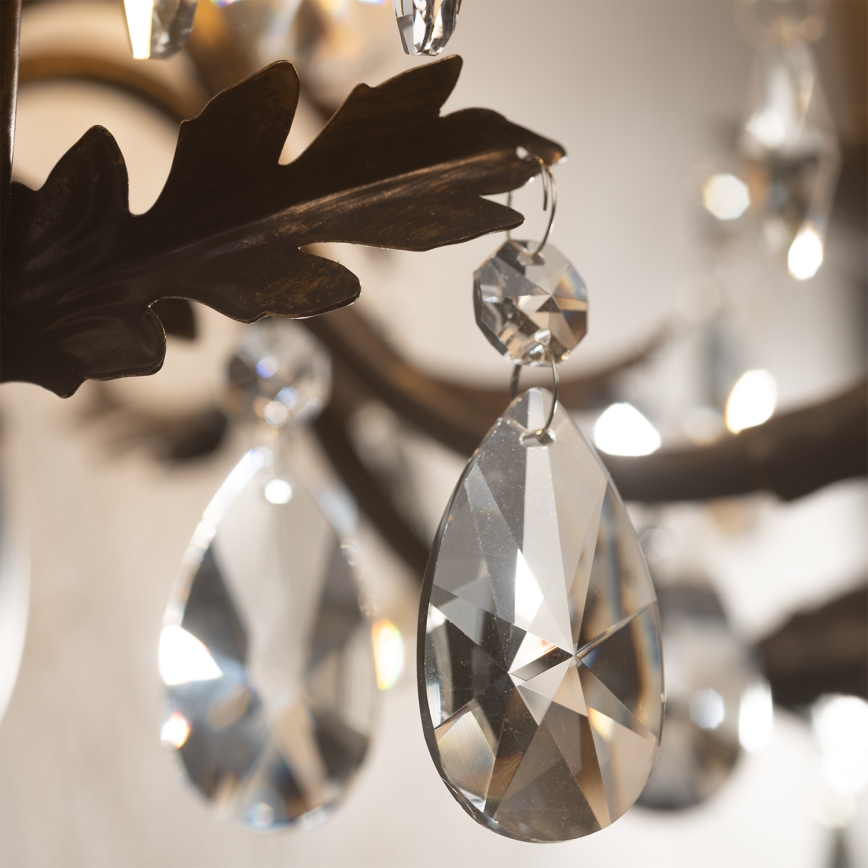 ONLI - Stolní lampa TERESA 1xE14/6W/230V bronzová