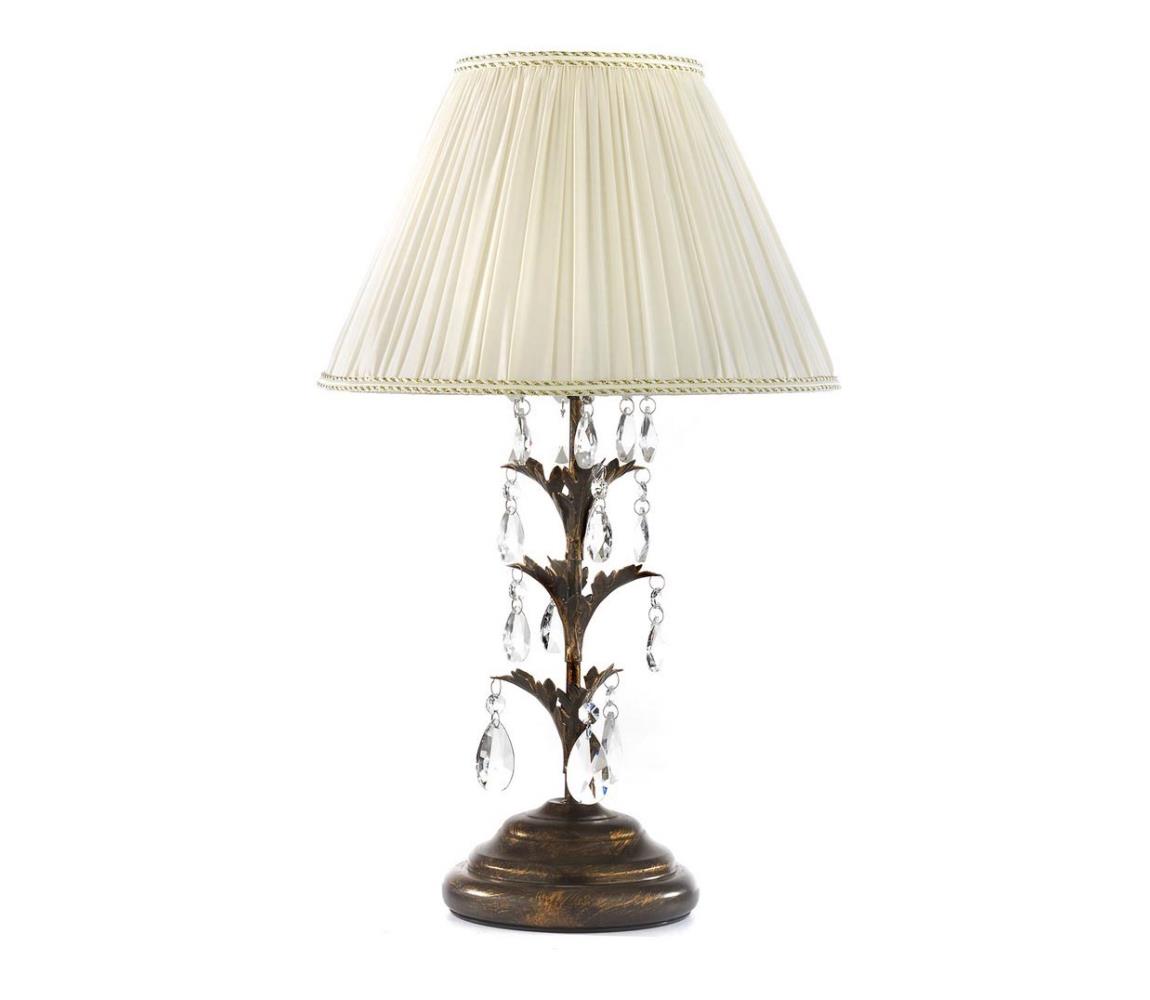 ONLI ONLI - Stolní lampa TERESA 1xE27/22W/230V bronzová 58 cm 