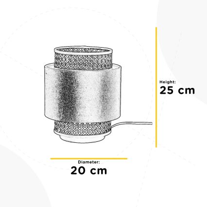 ONLI - Stolní lampa VIENNA 1xE27/22W/230V