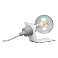 ONLI - Stolní lampa WIRE 1xE27/15W/230V šedá/bílá
