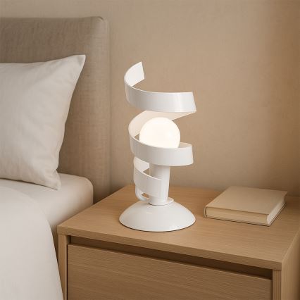 ONLI - Stolní lampa ZOE 1xE14/6W/230V 22 cm bílá