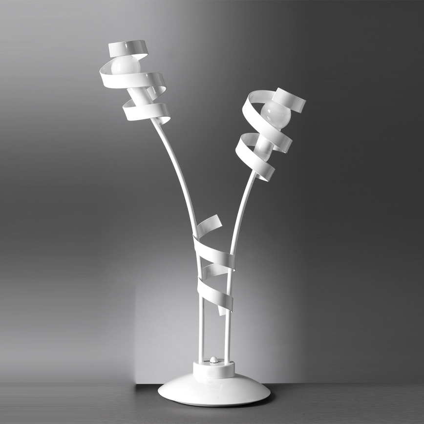 ONLI - Stolní lampa ZOE 2xE14/6W/230V 65 cm bílá