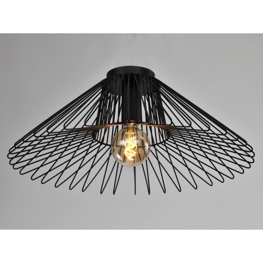 ONLI - Stropní svítidlo DUCCIO 1xE27/22W/230V pr. 60 cm černá