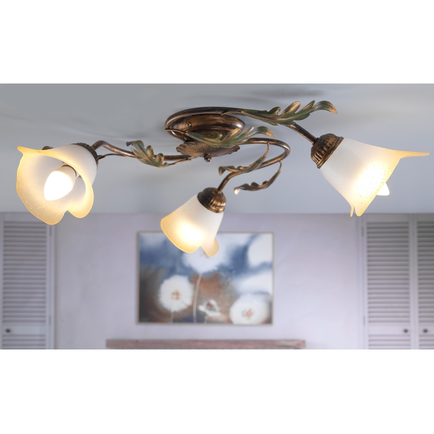 ONLI - Stropní svítidlo QUERCIA 3xE14/6W/230V
