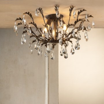 ONLI - Stropní svítidlo TERESA 3xE14/6W/230V bronzová