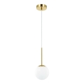 Open Design OR80087 - Koupelnový lustr na lanku BAO 1xG9/8W/230V IP44 zlatá
