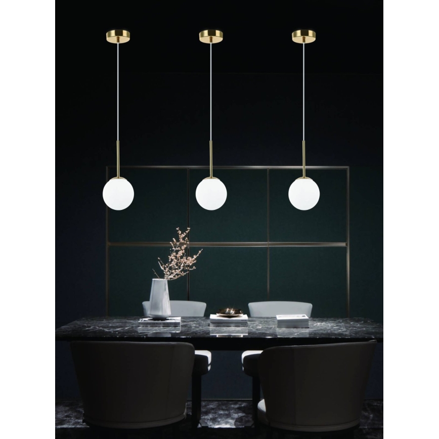Open Design OR80087 - Koupelnový lustr na lanku BAO 1xG9/8W/230V IP44 zlatá