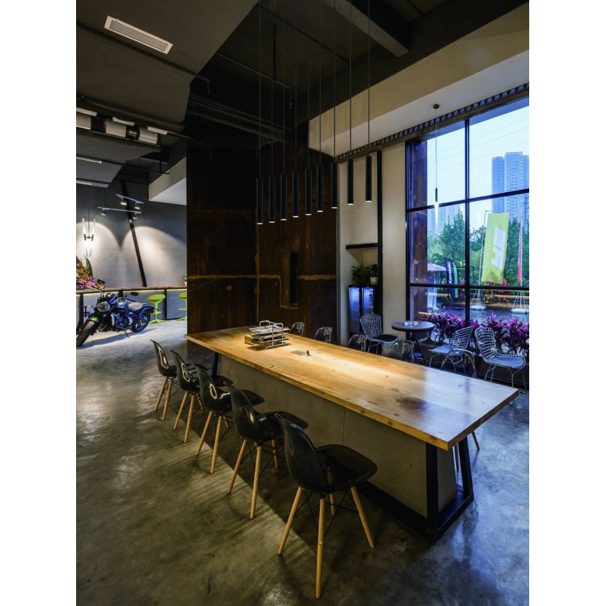 Open Design OR80803 - Lustr na lanku SLIMI 1xG9/3,5W/230V černá