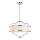 Open Design OR80919 - Lustr na tyči STESSO 4xE27/15W/230V pr. 55 cm lesklý chrom/bílá