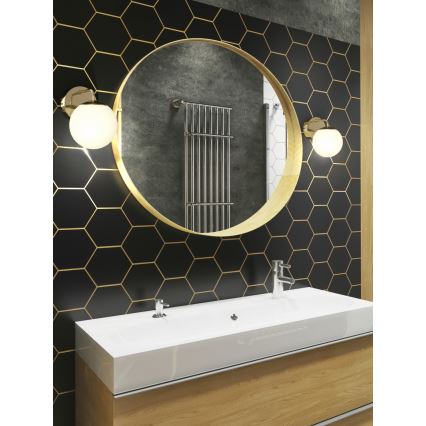 Open Design OR81398 - Koupelnová nástěnná lampa BAO 1xG9/8W/230V IP44 zlatá