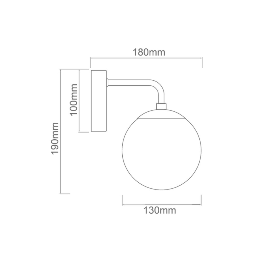Open Design OR81411 - Nástěnná lampa BAO 1xE27/8W/230V černá/kouřová šedá