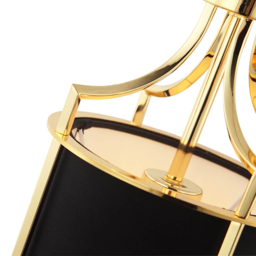 Open Design OR84108 - Lustr na řetězu LUNGA 1xE27/15W/230V zlatá/černá