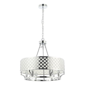 Open Design OR84375 - Lustr na řetězu VERNO 6xE14/12W/230V pr. 55 cm lesklý chrom